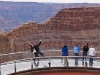 The Skywalk glass bridge was designed by Lochsa Engineering and MRJ Architects and built by Executive Construction Management of Las Vegas, NV.