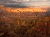 The entire glass walkway weighs 1.2 million pounds.